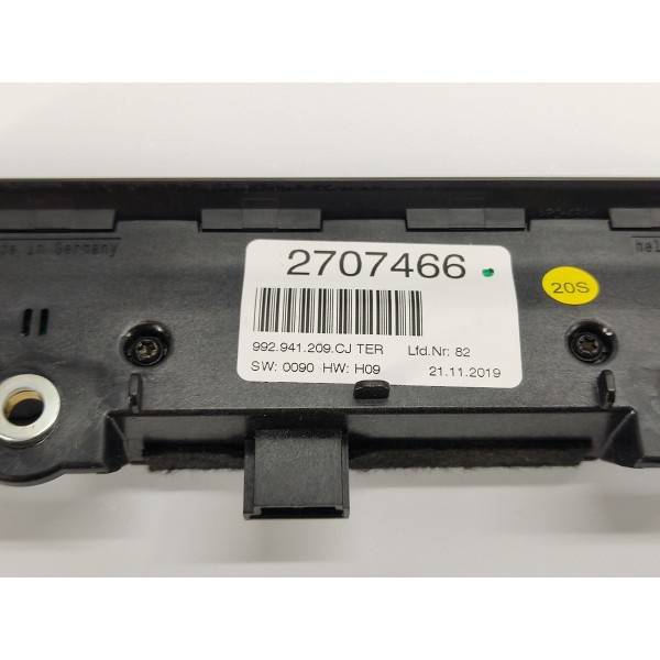 Botao Painel Alerta Porsche 911 Carrera S 2021 992941209
