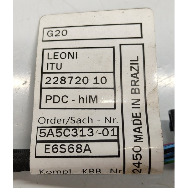 Chicote Sensor Estacionamento T. Bmw G20 Msport 320i 2024