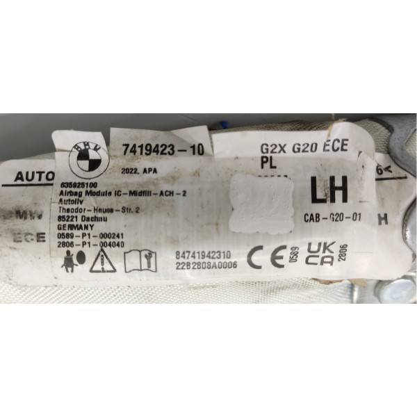 Cortina Teto L.e Bmw G20 Msport 320i 2024 741942310