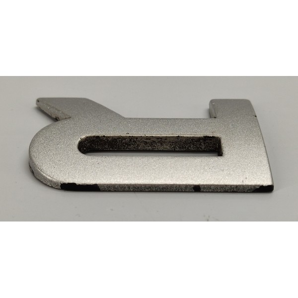 Emblema Letra R Capo Range Rover Sport 2009 Prateado Emblema Letra R Capo Range Rover Sport 2009 Prateado