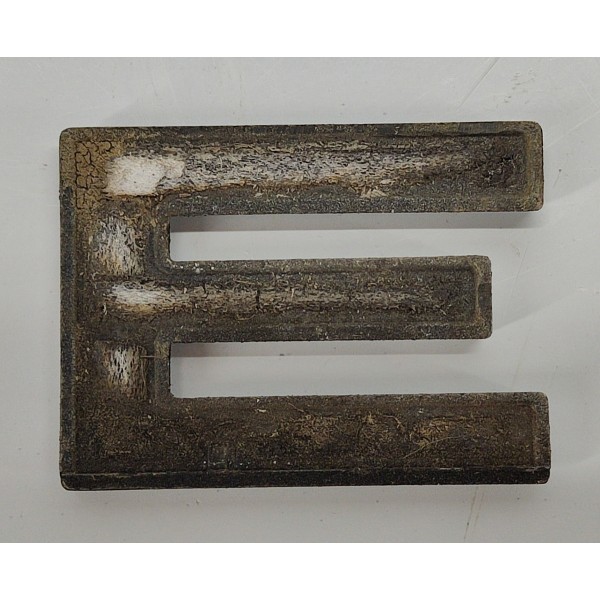 Emblema Letra E Capo Range Rover Sport 2009 02 Prateado Emblema Letra E Capo Range Rover Sport 2009 02 Prateado