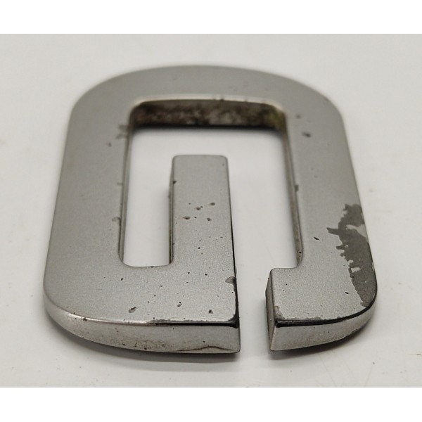 Emblema Letra G Capo Range Rover Sport 2009 Prateado Emblema Letra G Capo Range Rover Sport 2009 Prateado