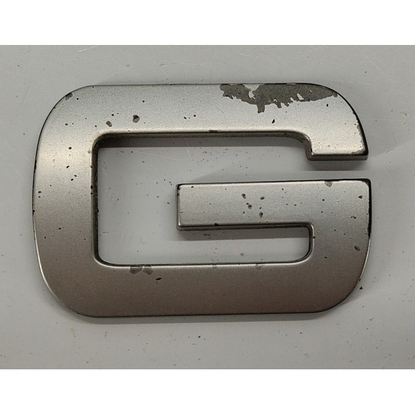 Emblema Letra G Capo Range Rover Sport 2009 Prateado Emblema Letra G Capo Range Rover Sport 2009 Prateado