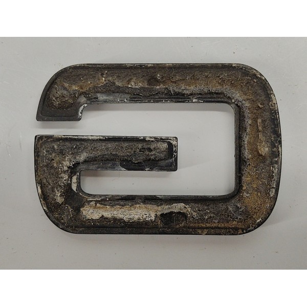 Emblema Letra G Capo Range Rover Sport 2009 Prateado Emblema Letra G Capo Range Rover Sport 2009 Prateado