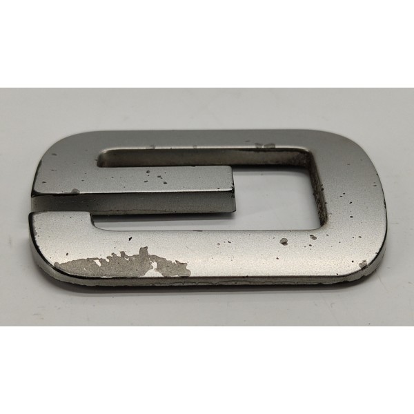 Emblema Letra G Capo Range Rover Sport 2009 Prateado Emblema Letra G Capo Range Rover Sport 2009 Prateado