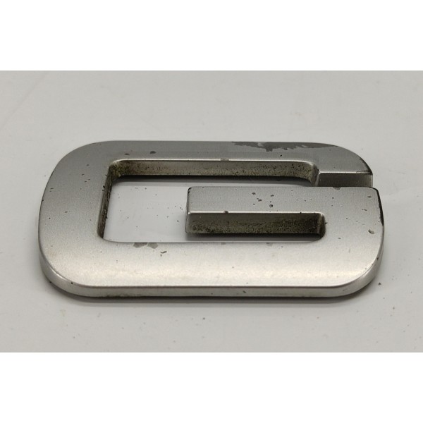 Emblema Letra G Capo Range Rover Sport 2009 Prateado Emblema Letra G Capo Range Rover Sport 2009 Prateado