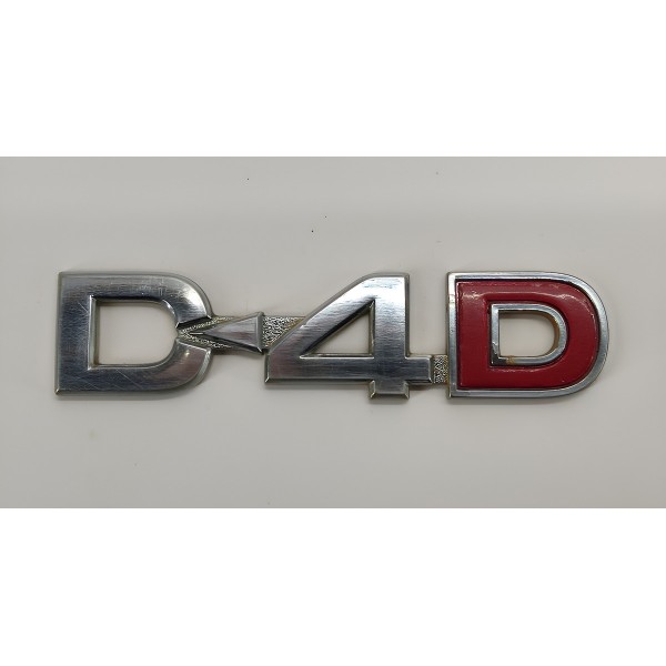 Emblema Porta D4d Toyota Hilux 3.0 2009 Prateado