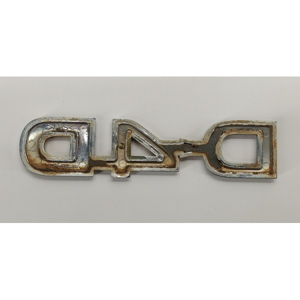 Emblema Porta D4d Toyota Hilux 3.0 2009 Prateado Emblema Porta D4d Toyota Hilux 3.0 2009 Prateado