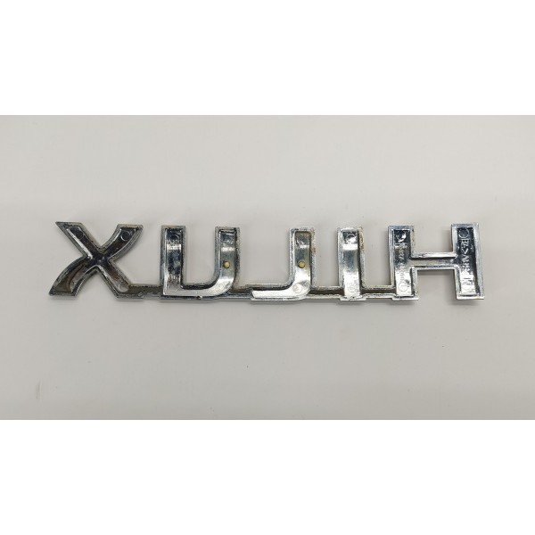 Emblema Letreiro Porta Toyota Hilux 3.0 2009 01 Prateado Emblema Letreiro Porta Toyota Hilux 3.0 2009 01 Prateado