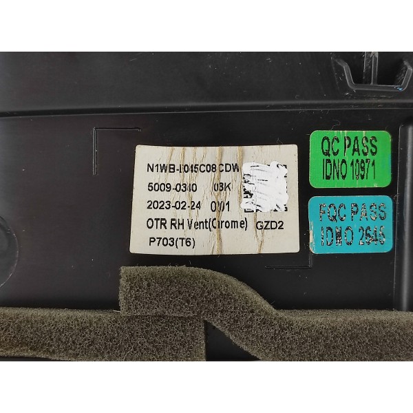 Difusor Ar Painel L.d Ford Ranger Limited 2024
