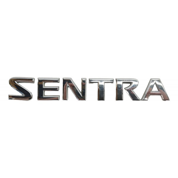 Emblema Sentra Tampa Traseira Nissan Sentra 2.0 2011 Prateado