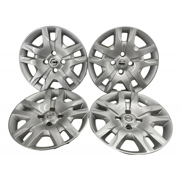 Jogo Calota Nissan Sentra 2.0 2011 - Prateado