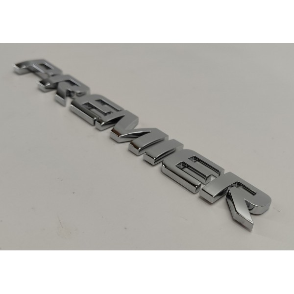 Emblema Tampa Traseira Gm Tracker 1.2 Turbo 2023 00 Prateado