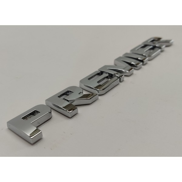 Emblema Tampa Traseira Gm Tracker 1.2 Turbo 2023 00 Prateado