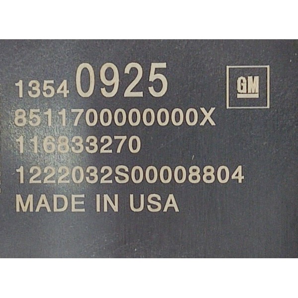 Modulo Combustivel Gm Tracker 1.2 Turbo 2023