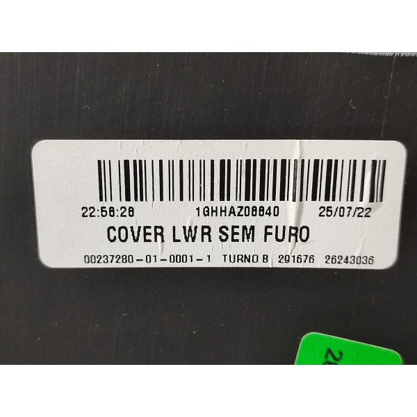 Acabamento Inferior Coluna Direção Gm Tracker 1.2 Turbo 2023 Preto