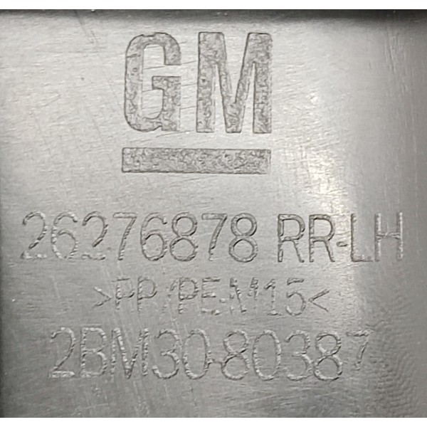 Soleira Porta T.e Gm Tracker 1.2 Turbo 2023 26276878 Preto