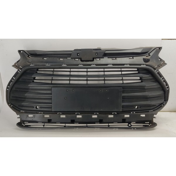 Grade Parachoque Dianteiro Gm Tracker 1.2 Turbo 2023 Detalhe Preto Fosco