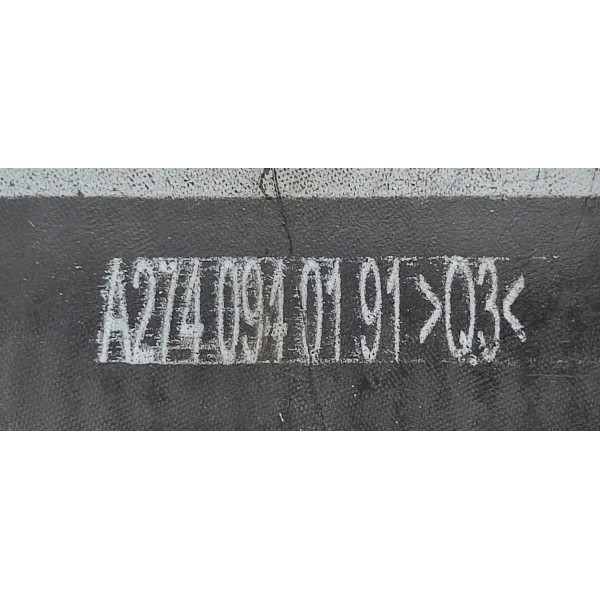 Mangueira Intercooler Mercedes C180 1.6 2017 A2740940191 Preto