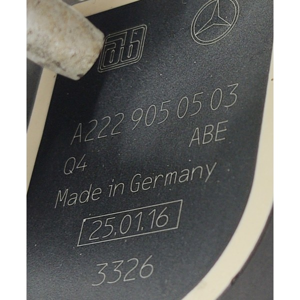 Sensor Estabilidade T.t Mercedes C180 1.6 2017 A2229050503 Preto