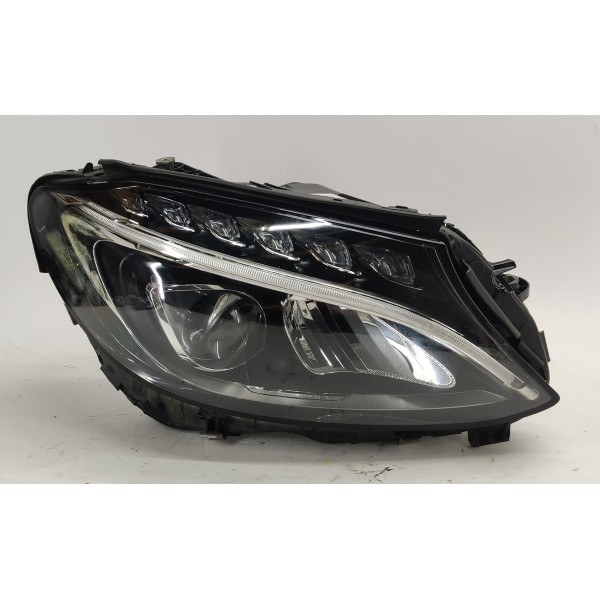 Farol D.d Mercedes C180 1.6 2017 Detalhe A2059063803 Direito/passageiro