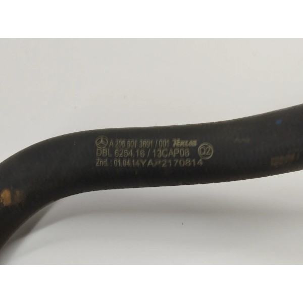 Mangueira Agua Motor Mercedes C180 1.6 2017 A2055013691 Preto