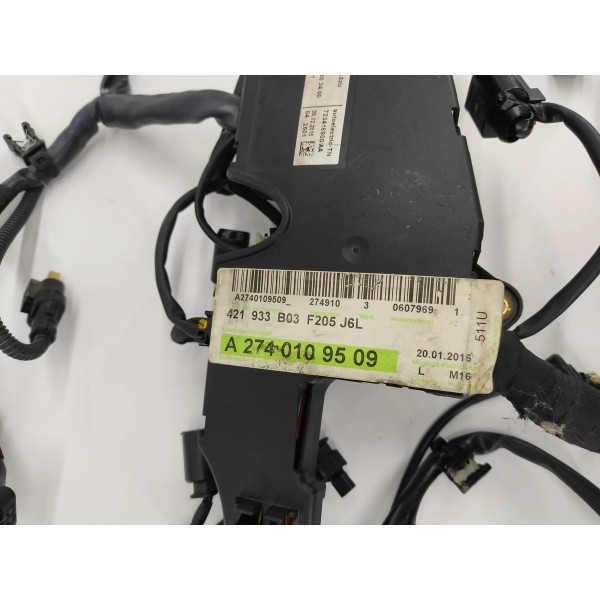 Chicote Injeção Motor Mercedes C180 1.6 2017 A2741503400