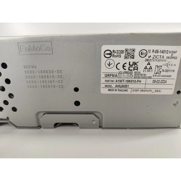 Radio Ford Ranger 3.0 V6 2025 Xls N1wt18k810fh