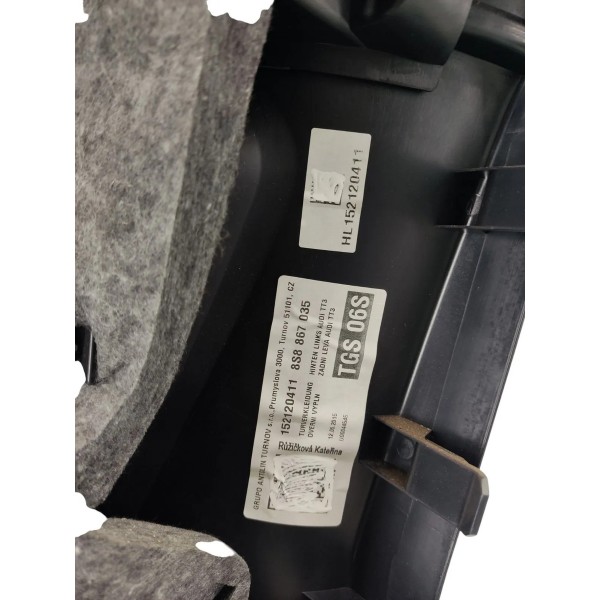 Forro Porta Traseira Esquerda Audi Tt Coupe 2016