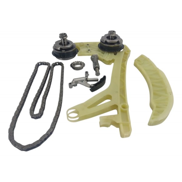 Jogo Corrente Comando Polia Motor Bmw 320i N20 Original Prateado