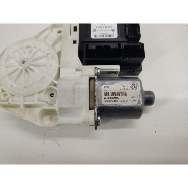 Motor Maquina Vidro Dianteiro Esquerdo Tiguan 2012 Tsi